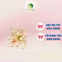 Kẹp Mỏ Vịt Phối Hoa Nhiều Mẫu Xinh Xắn