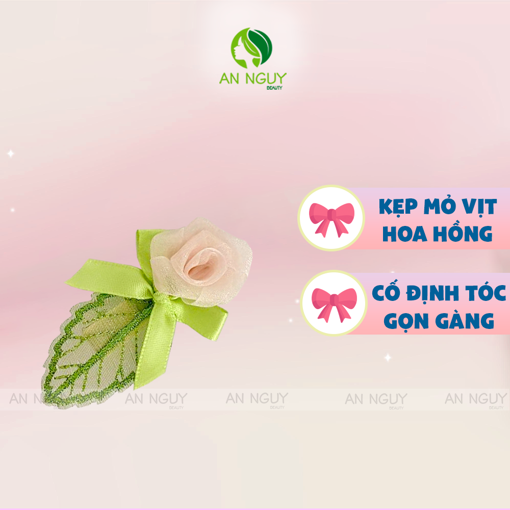 Kẹp Mỏ Vịt Phối Hoa Nhiều Mẫu Xinh Xắn