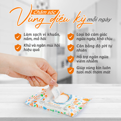 Khăn Ướt Vệ Sinh Vùng Kín Femfresh Intimate Skin Care Wipes