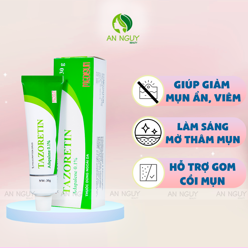 Gel Giảm Mụn Tazoretin Gel Trị Mụn Trứng Cá