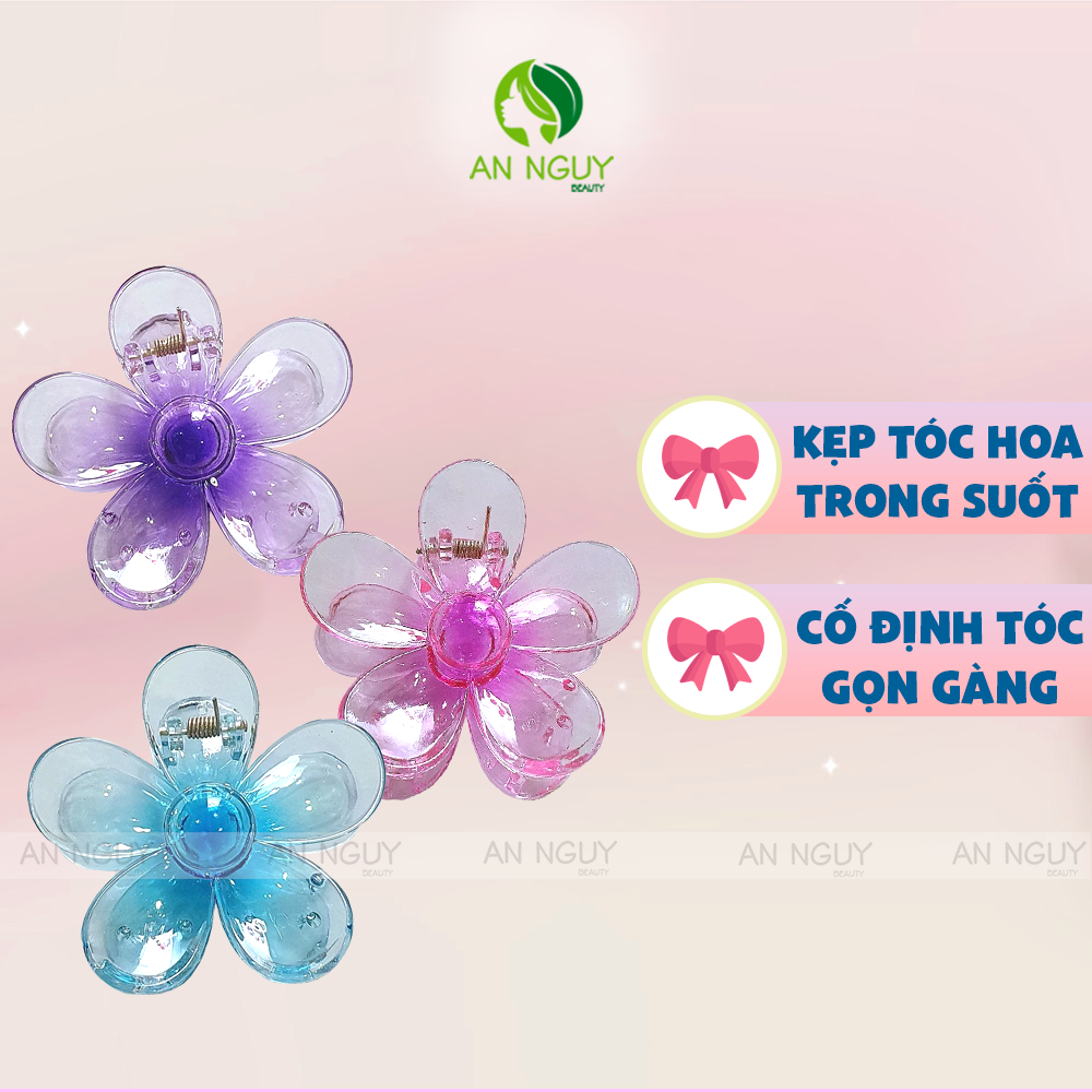 Kẹp Tóc Hoa Xinh Xắn Nhiều Màu