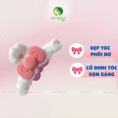 Kẹp Tóc Phối Lông Nhung Xinh Xắn