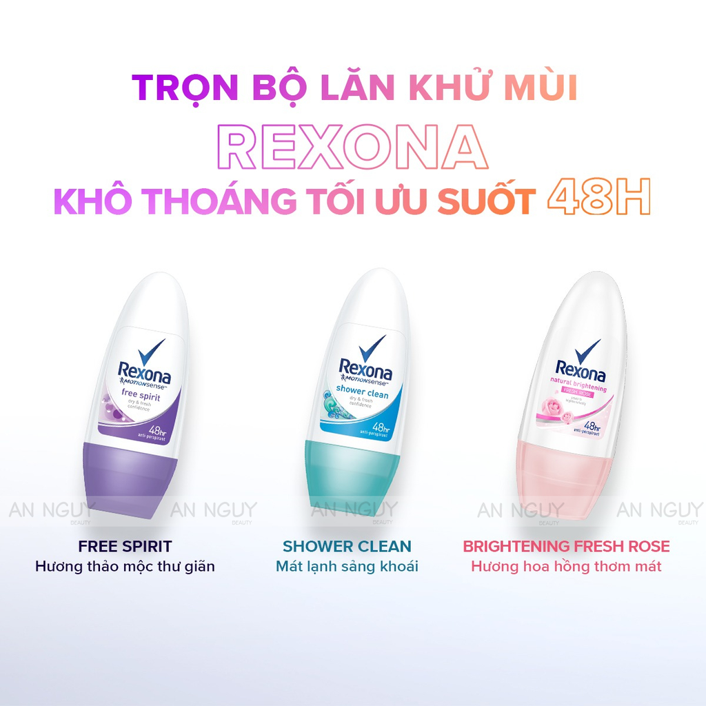 Lăn Khử Mùi Rexona Motionsense Mát Lạnh Sảng Khoái Cho Nữ 50ml