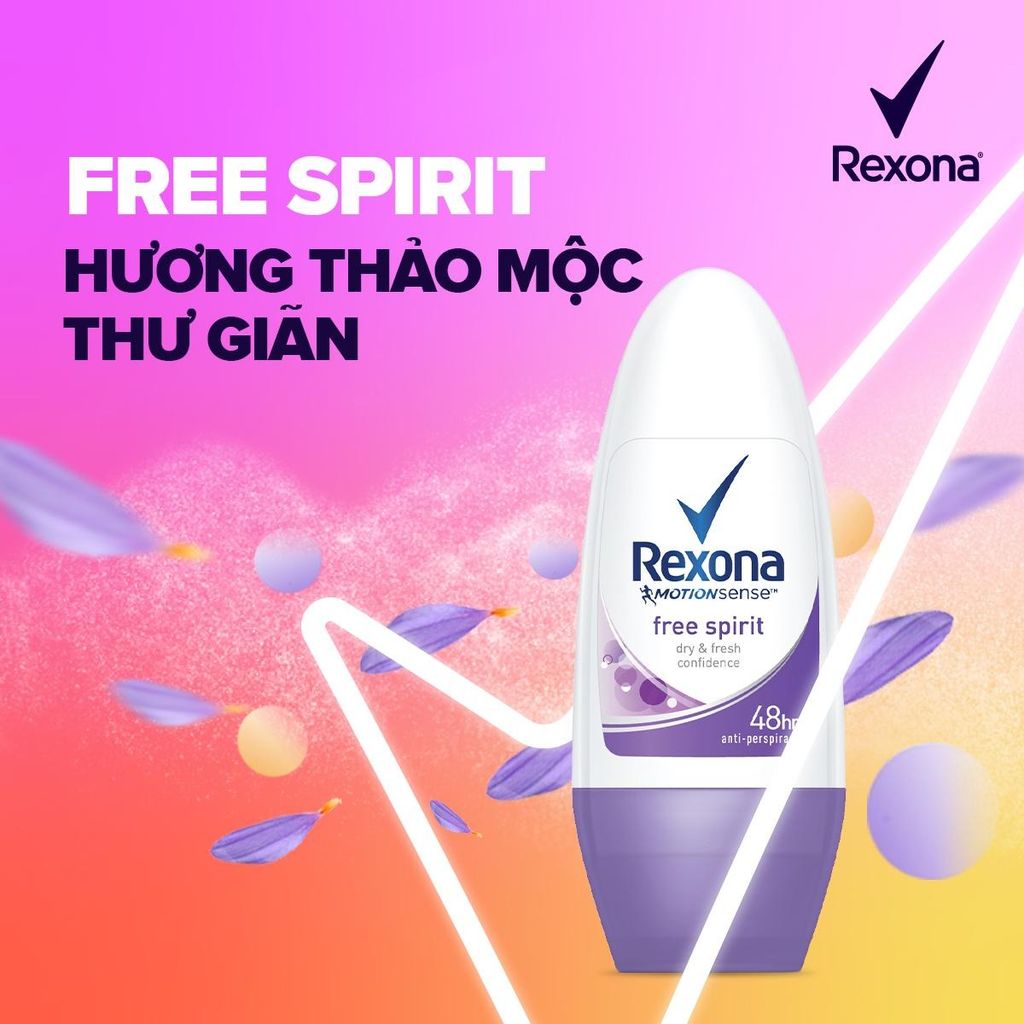 Lăn Khử Mùi Rexona Motionsense Mát Lạnh Sảng Khoái Cho Nữ 50ml