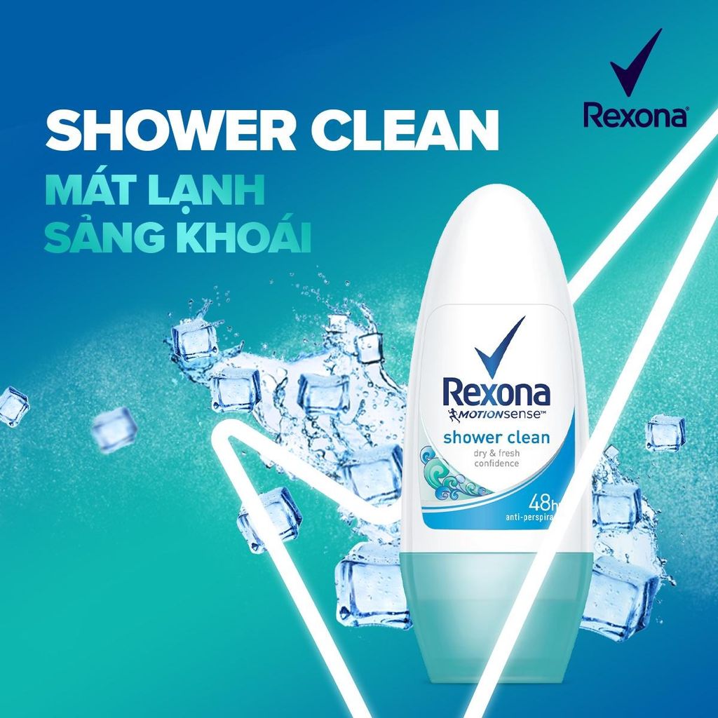 Lăn Khử Mùi Rexona Motionsense Mát Lạnh Sảng Khoái Cho Nữ 50ml