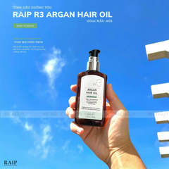 Dầu Dưỡng Tóc Raip R3 Argan Hair Oil Giảm Hư Tổn, Giúp Tóc Suôn Mượt 100ml