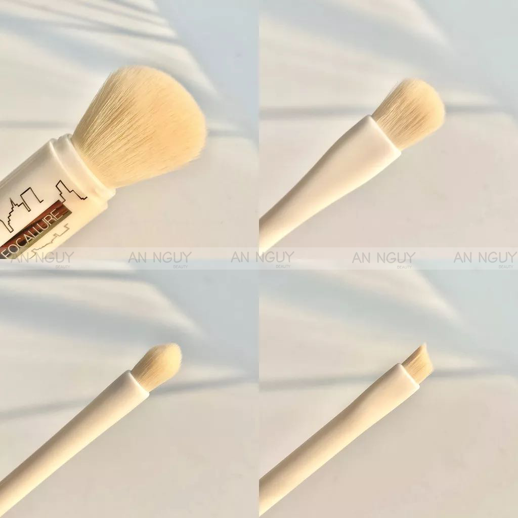 Hộp 4 Cọ Trang Điểm Focallure Makeup Brush BR01 Hai Đầu Chuyên Nghiệp