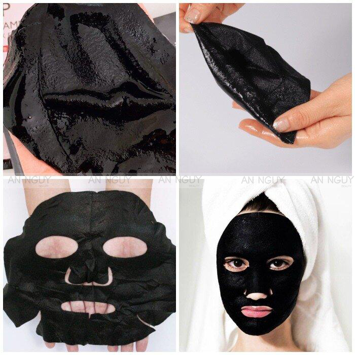 Mặt Nạ Dr.Morita Platinum Colloid & Hematic Extraction Whitening Black Facial Mask Dưỡng Trắng Da 30gr