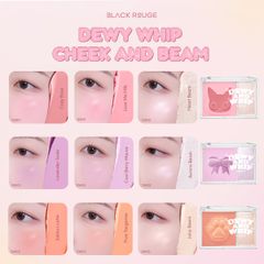 Má Hồng Kem Kèm Highlight Black Rouge Dewy Whip Cheek And Beam
