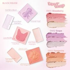 Má Hồng Kem Kèm Highlight Black Rouge Dewy Whip Cheek And Beam