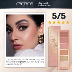 Bảng Phấn Má Và Bắt Sáng 6 Ô Catrice Coral Light Blush & Highlighter Palette 15g #10. Soft Coral