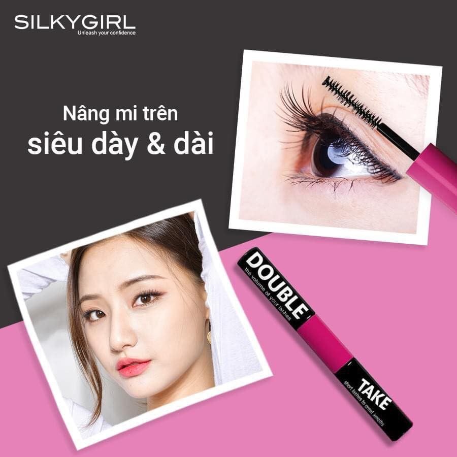 Mascara 2 Đầu Silkygirl Double Take Waterproof Duo (5g x 2)