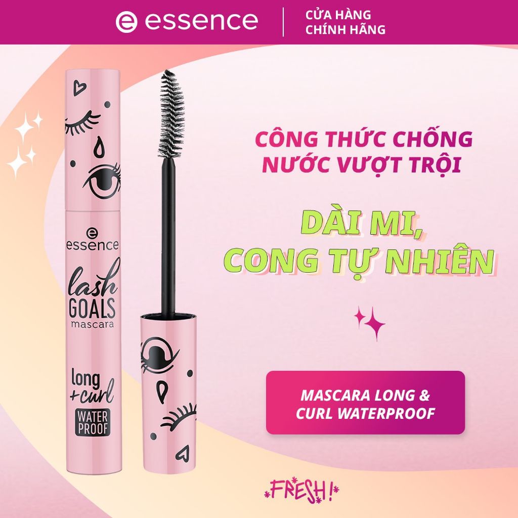 Mascara Essence Lash Goals Water Proof Chống Thấm Nước 7.5ml