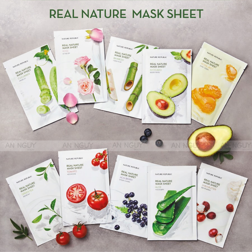 Mặt Nạ Nature Republic Real Nature Mask Sheet 23ml