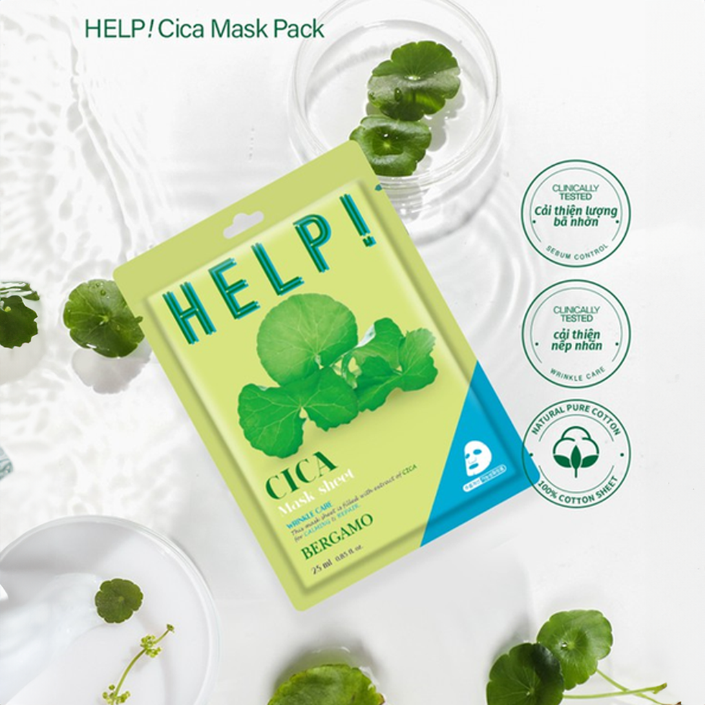 Mặt Nạ Bergamo Help Mask Pack 25ml