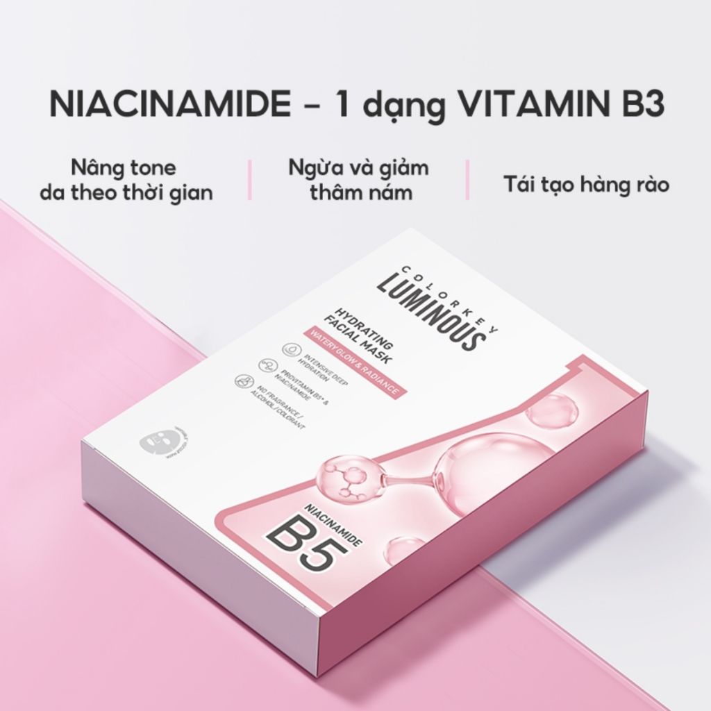 Mặt Nạ Colorkey Luminous Facial Mask 25ml