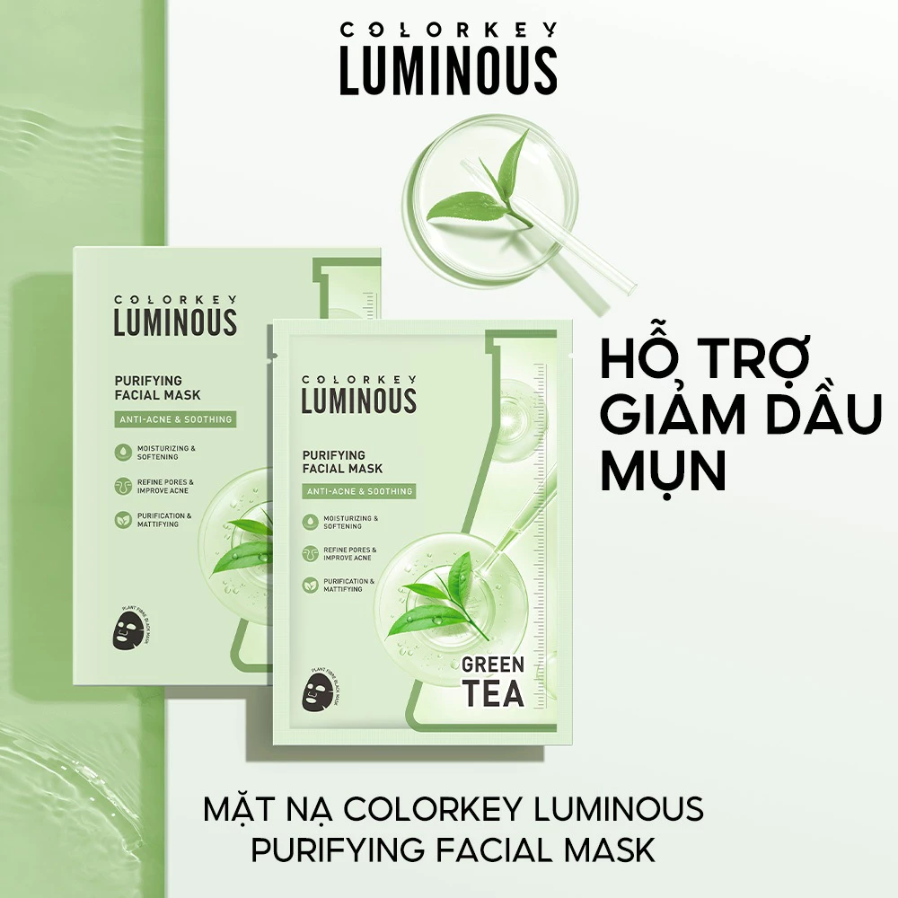 Mặt Nạ Colorkey Luminous Facial Mask 25ml