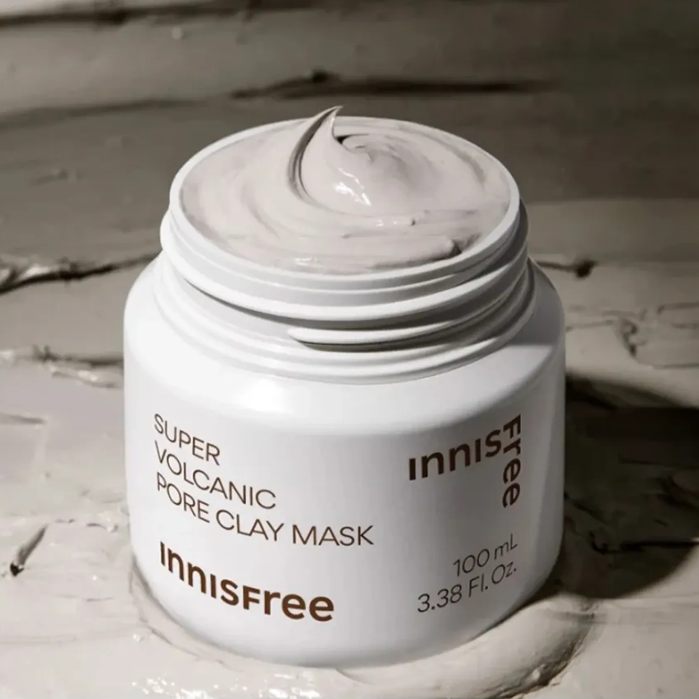 Mặt Nạ Đất Sét Innisfree Super Volcanic Pore Clay Mask Giảm Mụn Đầu Đen 100ml