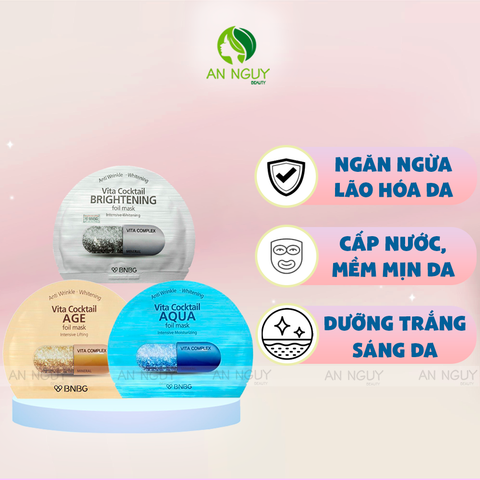 Mặt Nạ Dưỡng Da BNBG Vita Cocktail Foil Mask 30gr