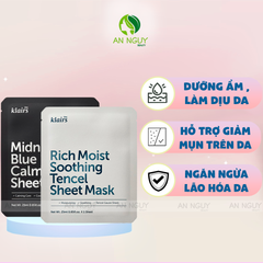 Mặt Nạ Dưỡng Da Klairs Sheet Mask Cấp Ẩm, Làm Dịu Da 25ml