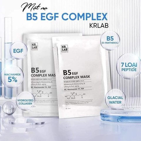 Mặt Nạ Kr.Lab+ B5 EGF Complex Mask Cấp Ẩm Phục Hồi 25ml