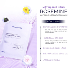 Mặt Nạ Rosemine Whitening And Rejuvenating Mask Dưỡng Trắng Da 25ml