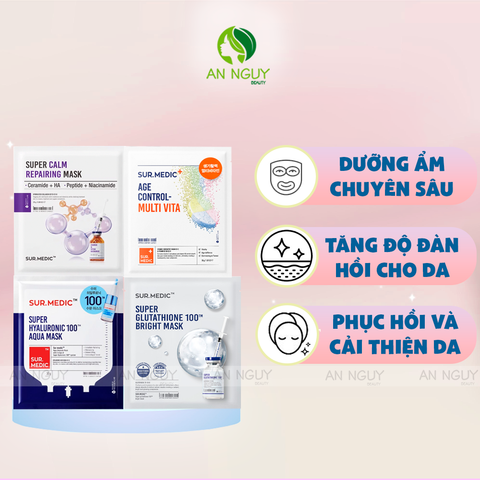 Mặt Nạ Sur.Medic Super Mask Dưỡng Da Chuyên Sâu