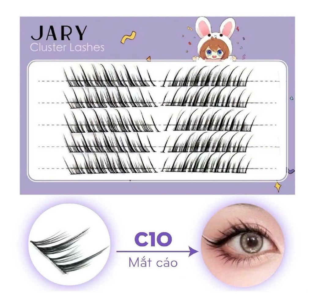 Mi Cụm Jary Cluster Lashes Nhiều Mẫu