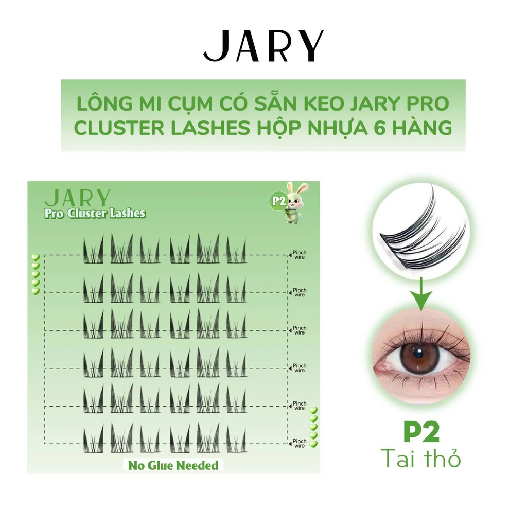 Mi Cụm Jary Cluster Lashes Nhiều Mẫu