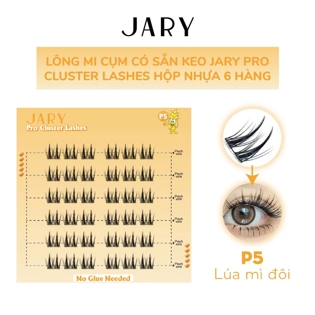 Mi Cụm Jary Cluster Lashes Nhiều Mẫu