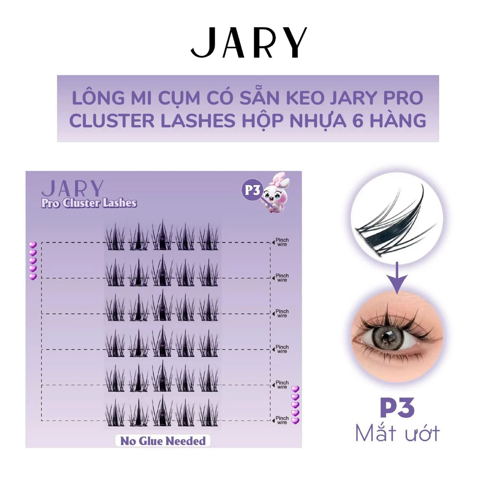 Mi Cụm Jary Cluster Lashes Nhiều Mẫu