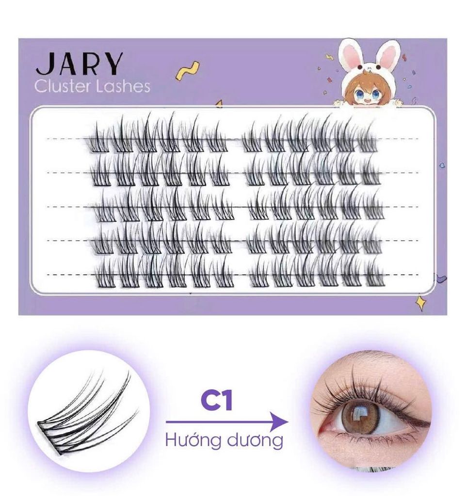 Mi Cụm Jary Cluster Lashes Nhiều Mẫu