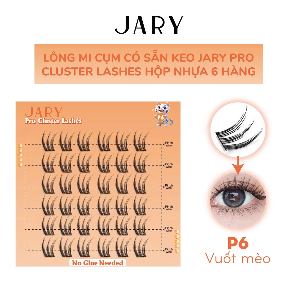 Mi Cụm Jary Cluster Lashes Nhiều Mẫu