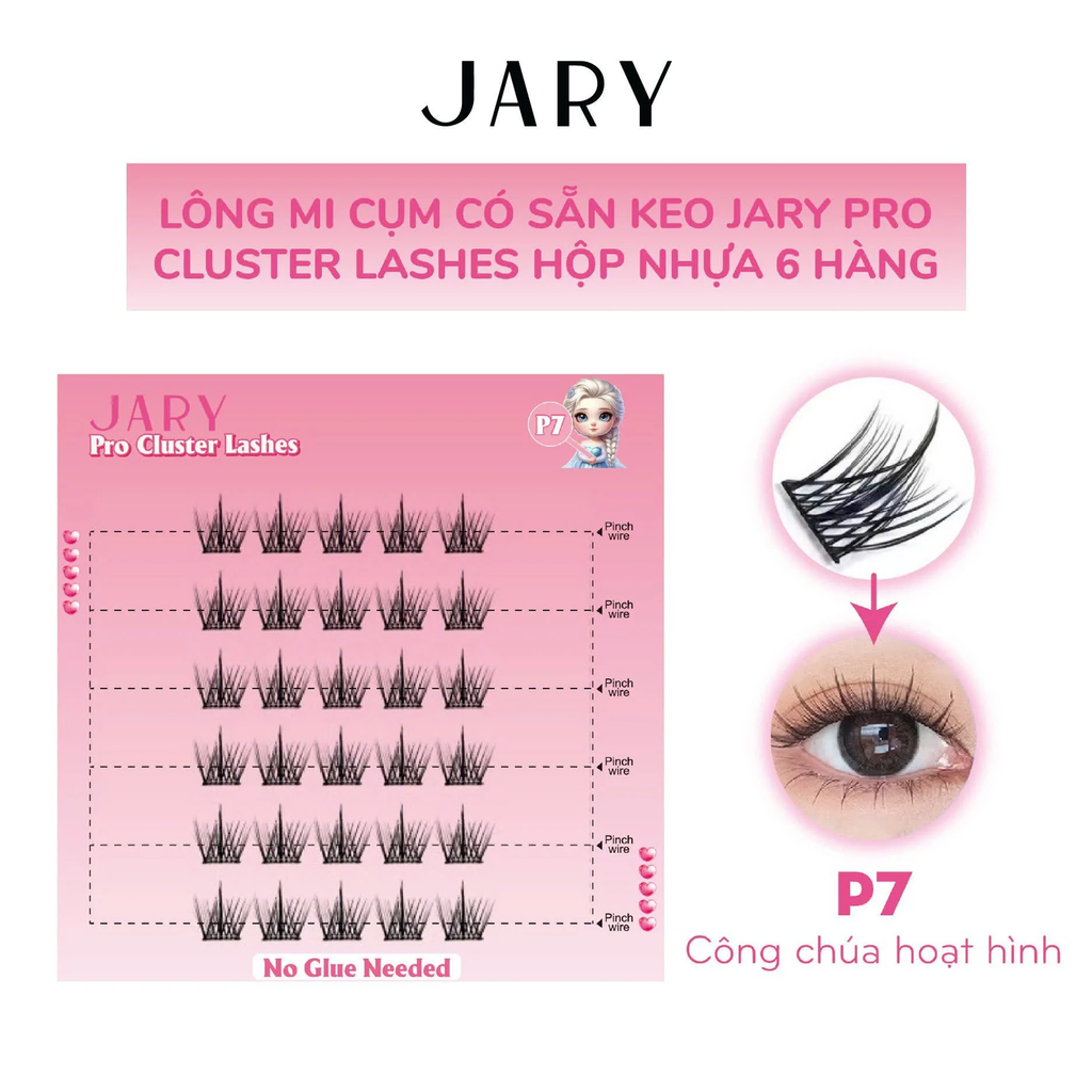 Mi Cụm Jary Cluster Lashes Nhiều Mẫu