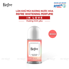 Lăn Khử Mùi Refre Deodorant Whitening Perfume 40ml