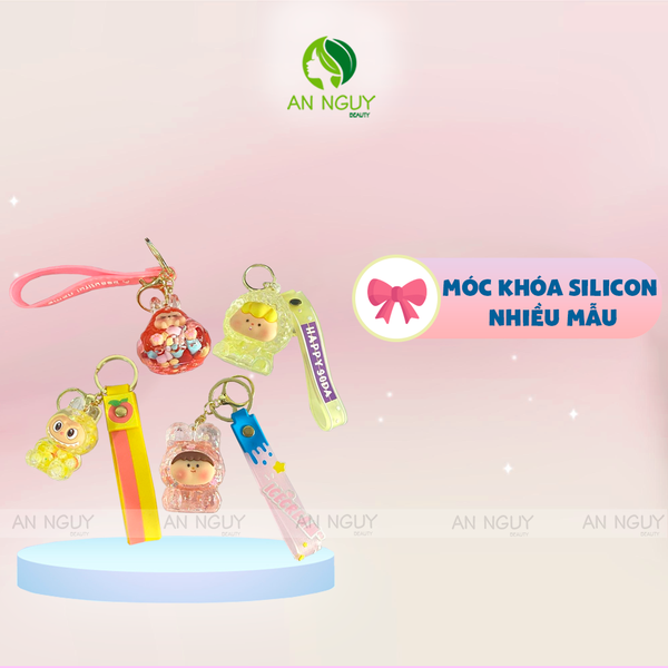 Móc Khóa Hình Thú Nhiều Màu Dễ Thương Treo Balo, Phụ Kiện Trang Trí