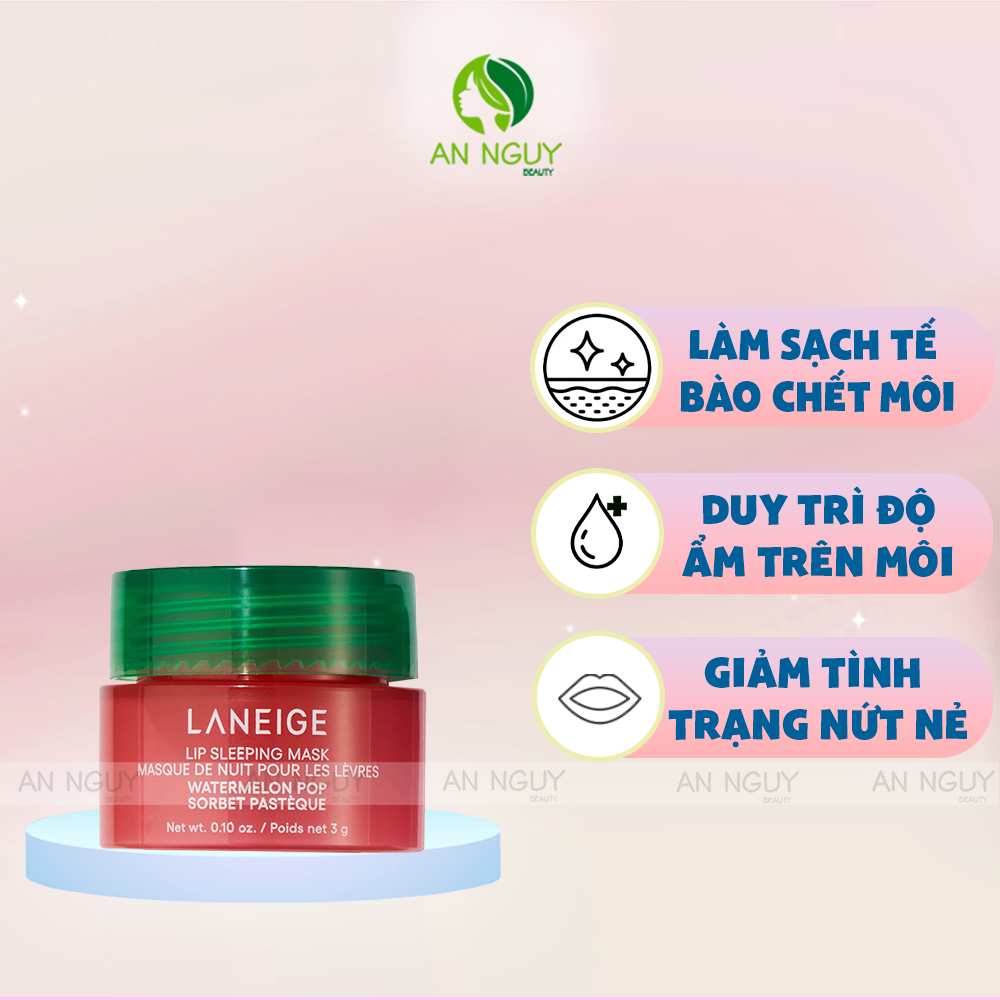 Mặt Nạ Ngủ Môi Laneige Lip Sleeping Mask Dưỡng Ẩm, Hỗ Trợ Giảm Thâm Môi