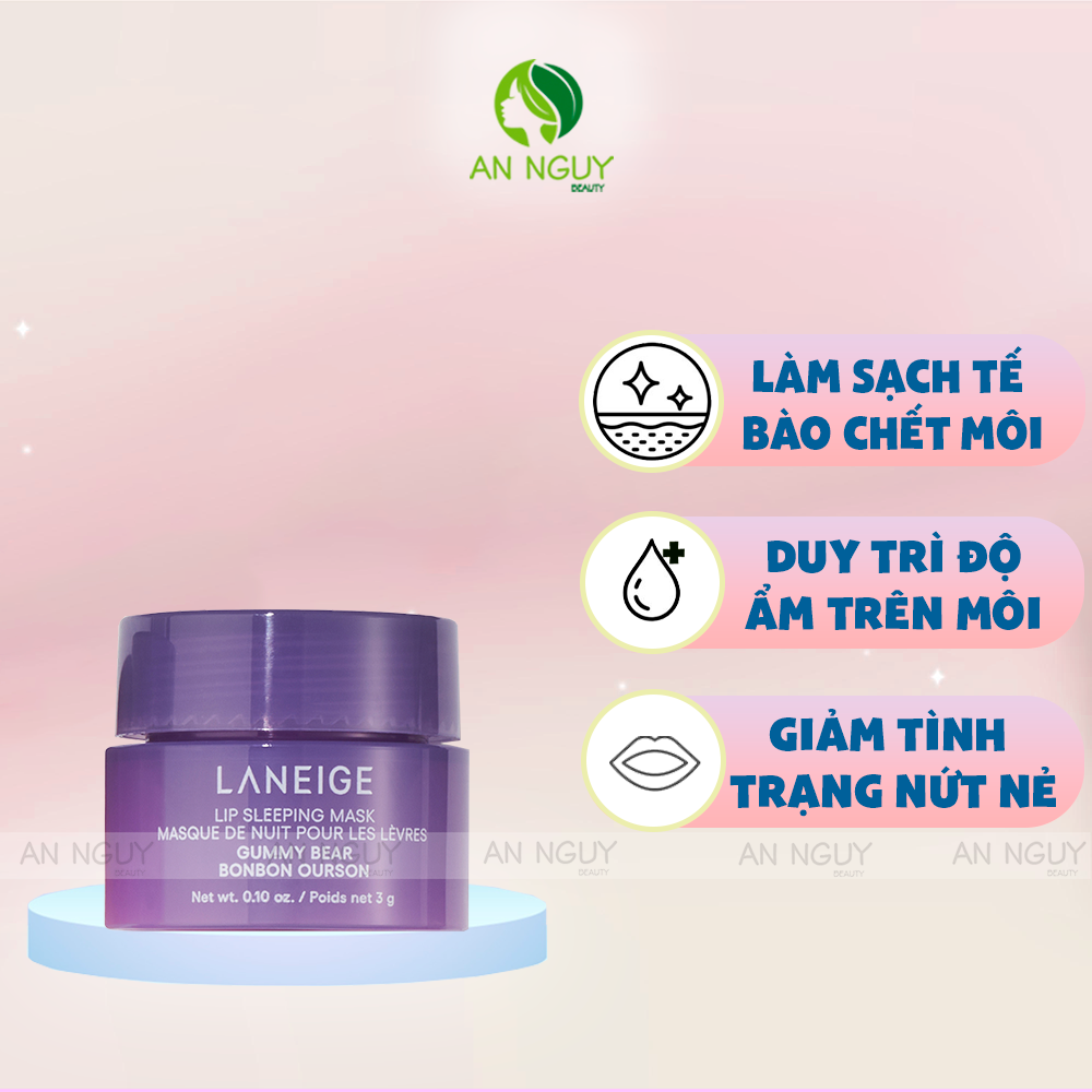 Mặt Nạ Ngủ Môi Laneige Lip Sleeping Mask Dưỡng Ẩm, Hỗ Trợ Giảm Thâm Môi