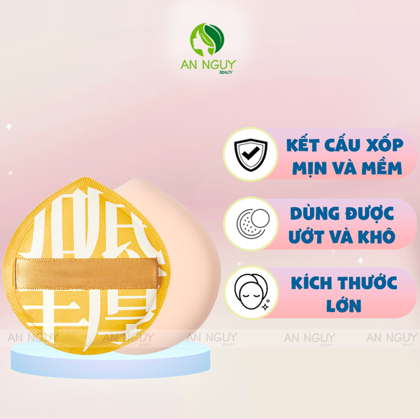 Bông Mút Tán Kem Nền / Cushion / Phủ Phấn Đa Dạng Nhiều Màu