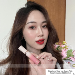 Son Kem Lì Gilaa Long Wear Lip Cream Rich Rosie Edition 5gr