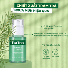 Tinh Chất Nature Republic Good Skin Tea Tree Ampoule Chiết Xuất Tràm Trà 30ml