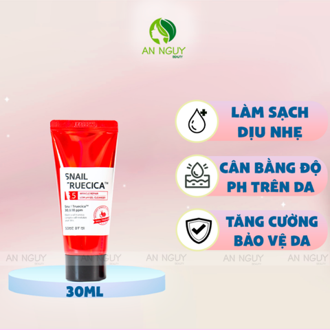 Sữa Rửa Mặt Some By Mi Snail Truecica Miracle Repair Slightly Acid Gel Cleanser 100ml