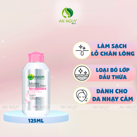 Nước Tẩy Trang Garnier Micellar Cleansing Water For Sensitive Skin Dành Cho Da Nhạy Cảm