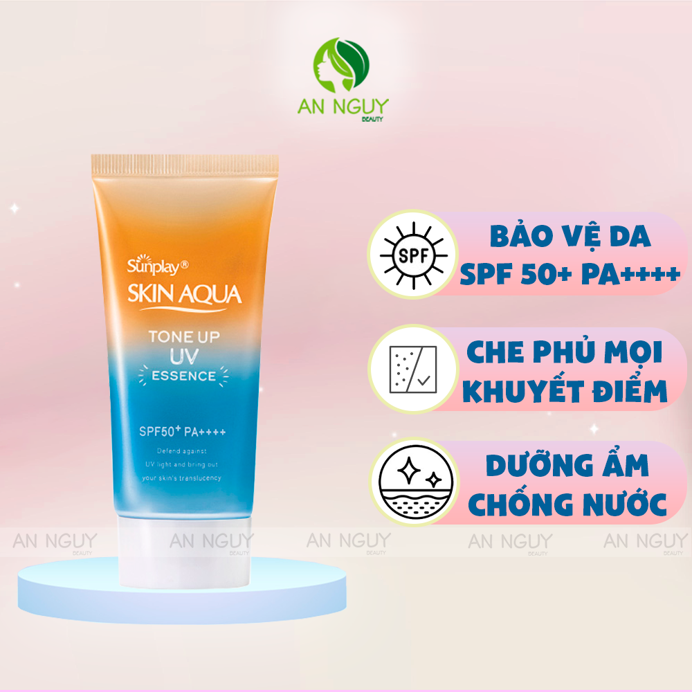 Kem Chống Nắng Sunplay Skin Aqua Tone Up UV Essence SPF50+ PA++++ Hiệu Chỉnh Sắc Da 50gr