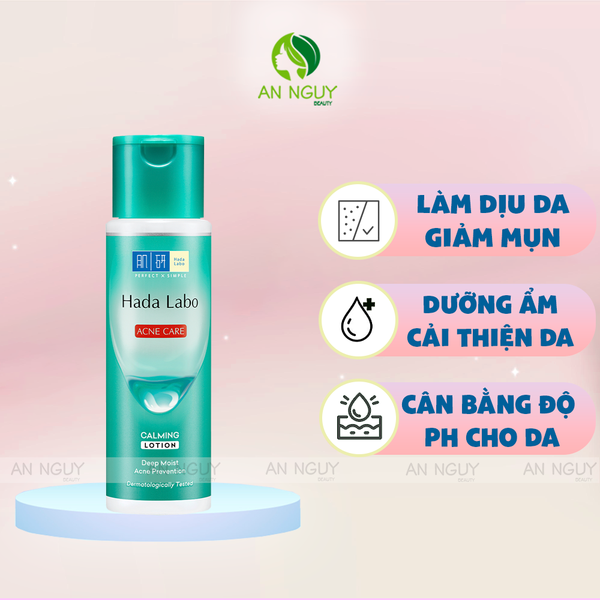 Dung Dịch Hada Labo Acne Care Calming Lotion Dưỡng Ẩm Cho Da Mụn 170mlDung Dịch Hada Labo Acne
