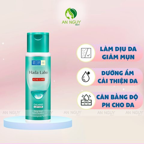 Dung Dịch Hada Labo Acne Care Calming Lotion Dưỡng Ẩm Cho Da Mụn 170ml