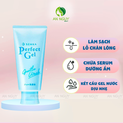 Gel Rửa Mặt Senka Perfect Gel Gentle Wash Chiết Xuất Tơ Tằm 100gr