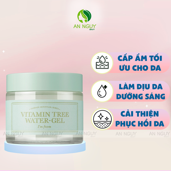 Gel Dưỡng Ẩm I'm From Vitamin Tree Water-Gel Chiết Xuất Cây Hắc Mai Biển 75gr