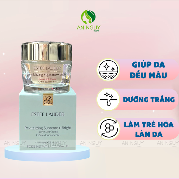 Kem Dưỡng Estee Lauder Revitalizing Supreme Bright Moisturizer Power Soft Creme Sáng Da Ngừa Lão Hoá 50ml