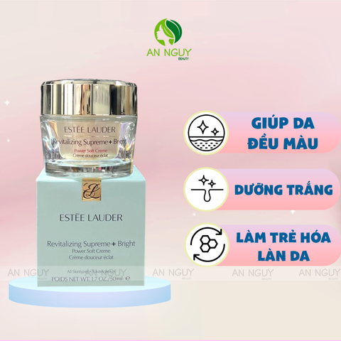 Kem Dưỡng Estee Lauder Revitalizing Supreme Bright Moisturizer Power Soft Creme Sáng Da Ngừa Lão Hoá 50ml